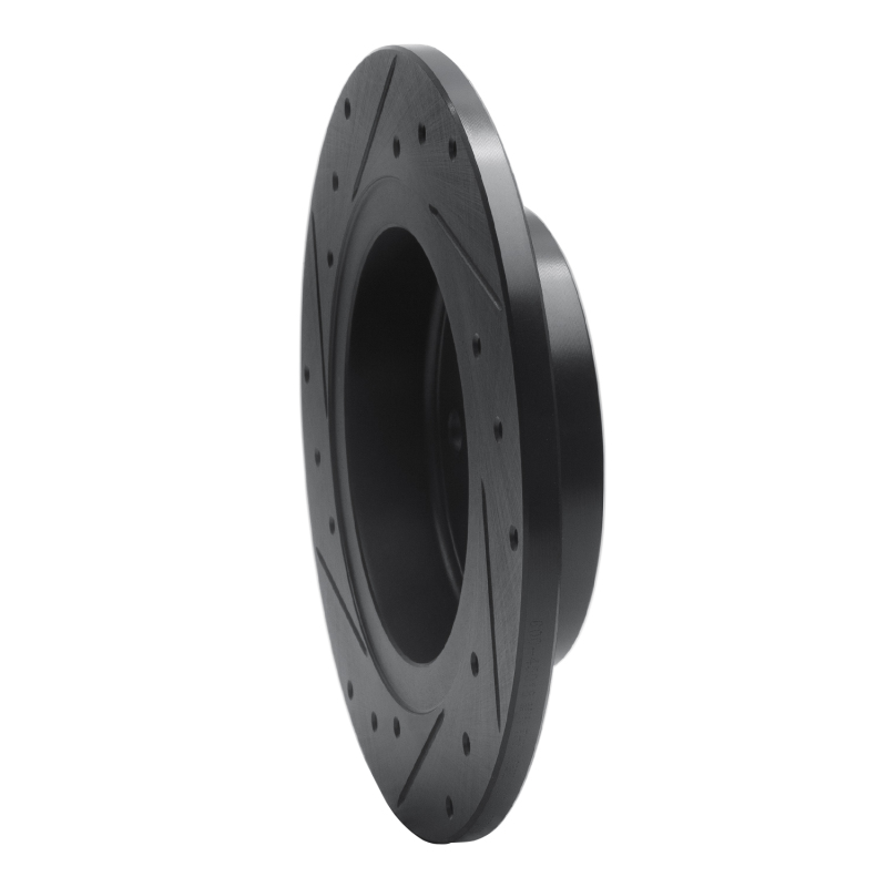 Buick Encore Brake Rotor (1) - Rear Right - R1 Concepts - Drilled & Slotted - Black - `11-`22